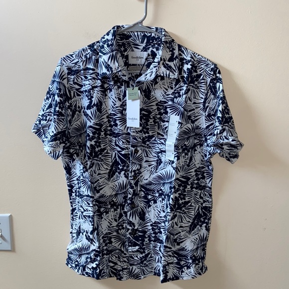 Goodfellow & Co. Men's Short Sleeve Button Down Shirt Floral size medium - Picture 2 of 5